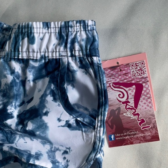 Kanu sur boart short puf-50 Girls color Denim size XL 6X - Picture 7 of 7